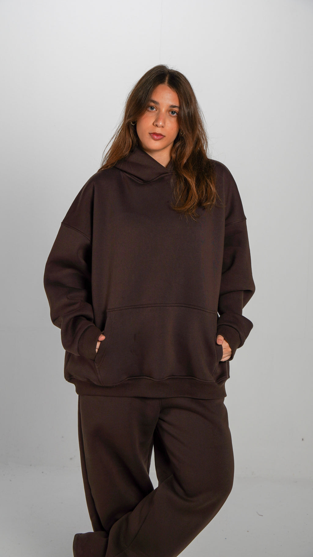Brown Hoodie 002