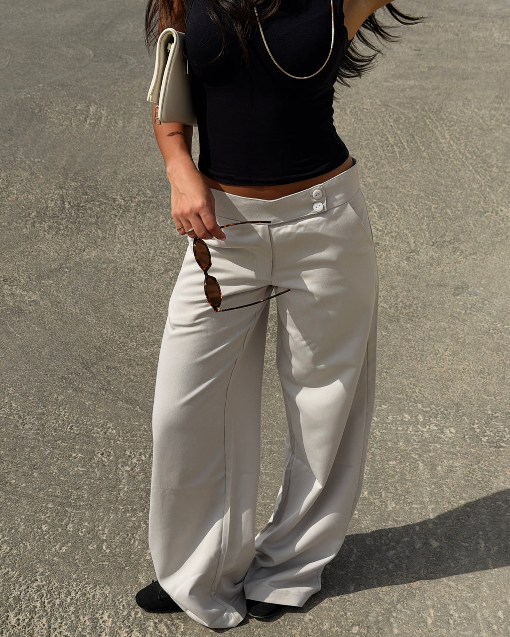 Cream Contour Dune Pants