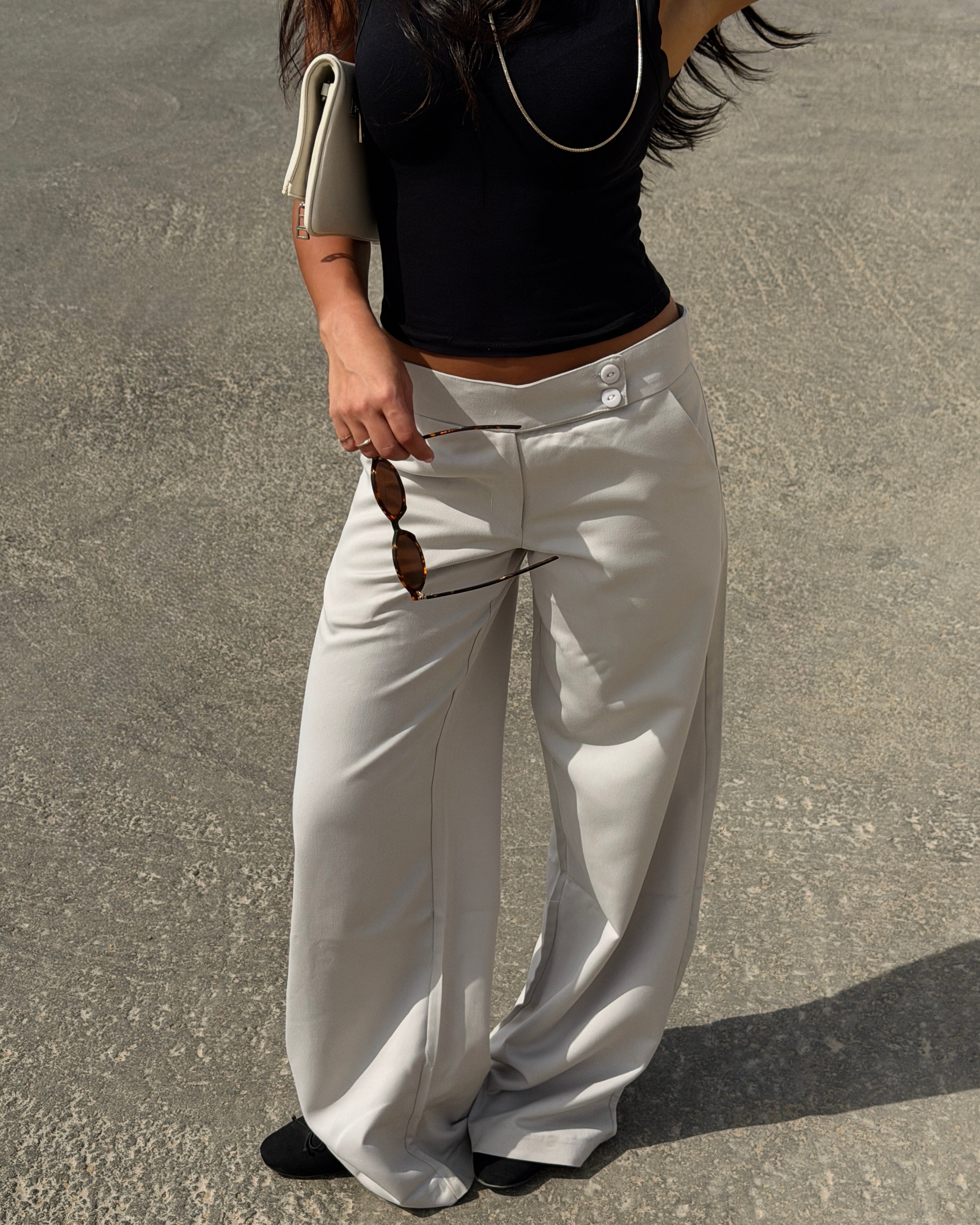 Cream Contour Dune Pants